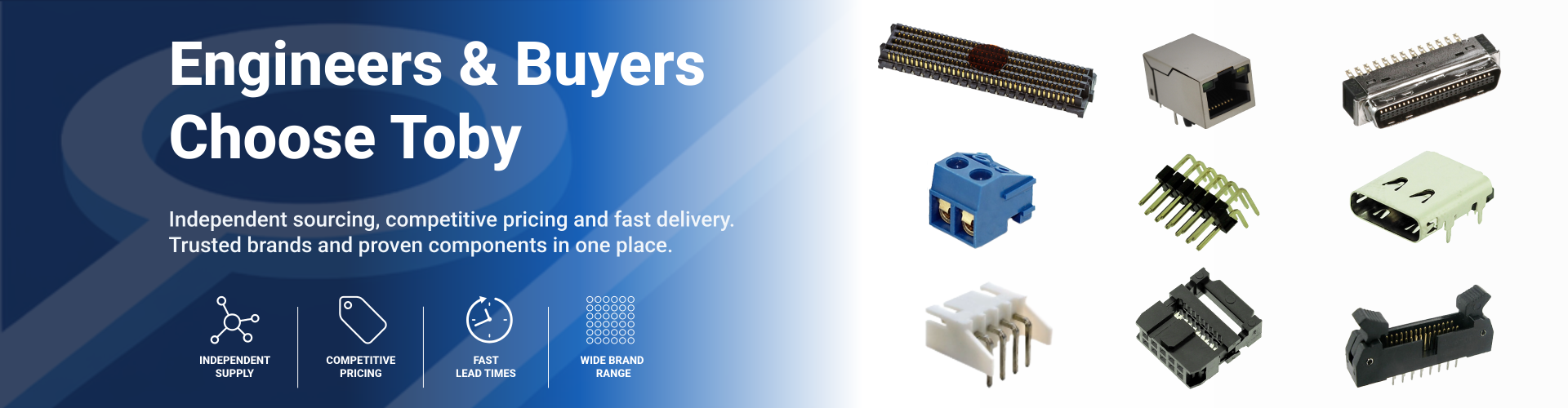 Toby Electronics features and multiple connectors images
