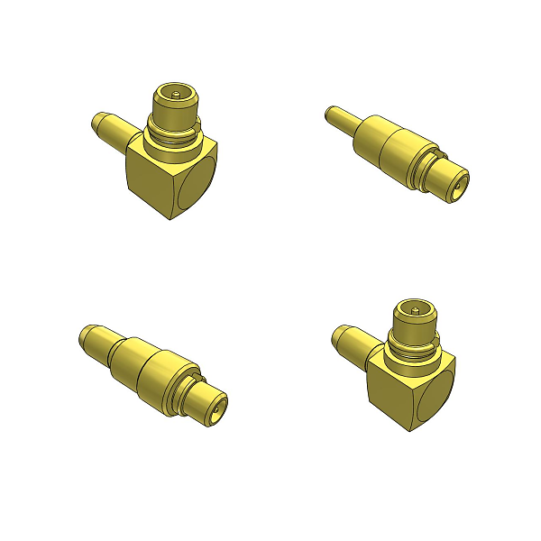 MMCX Plug, Samtec 50 Ohm Cable Termination