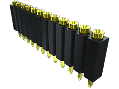 ESS - 2.54 mm Elevated Single Row Screw Machine Socket Strip 