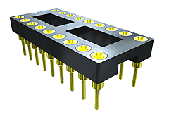 ICA - 2.54 mm Screw Machine DIP Socket