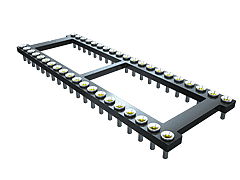 ICO - 2.54 mm Low Profile Screw Machine DIP Socket 